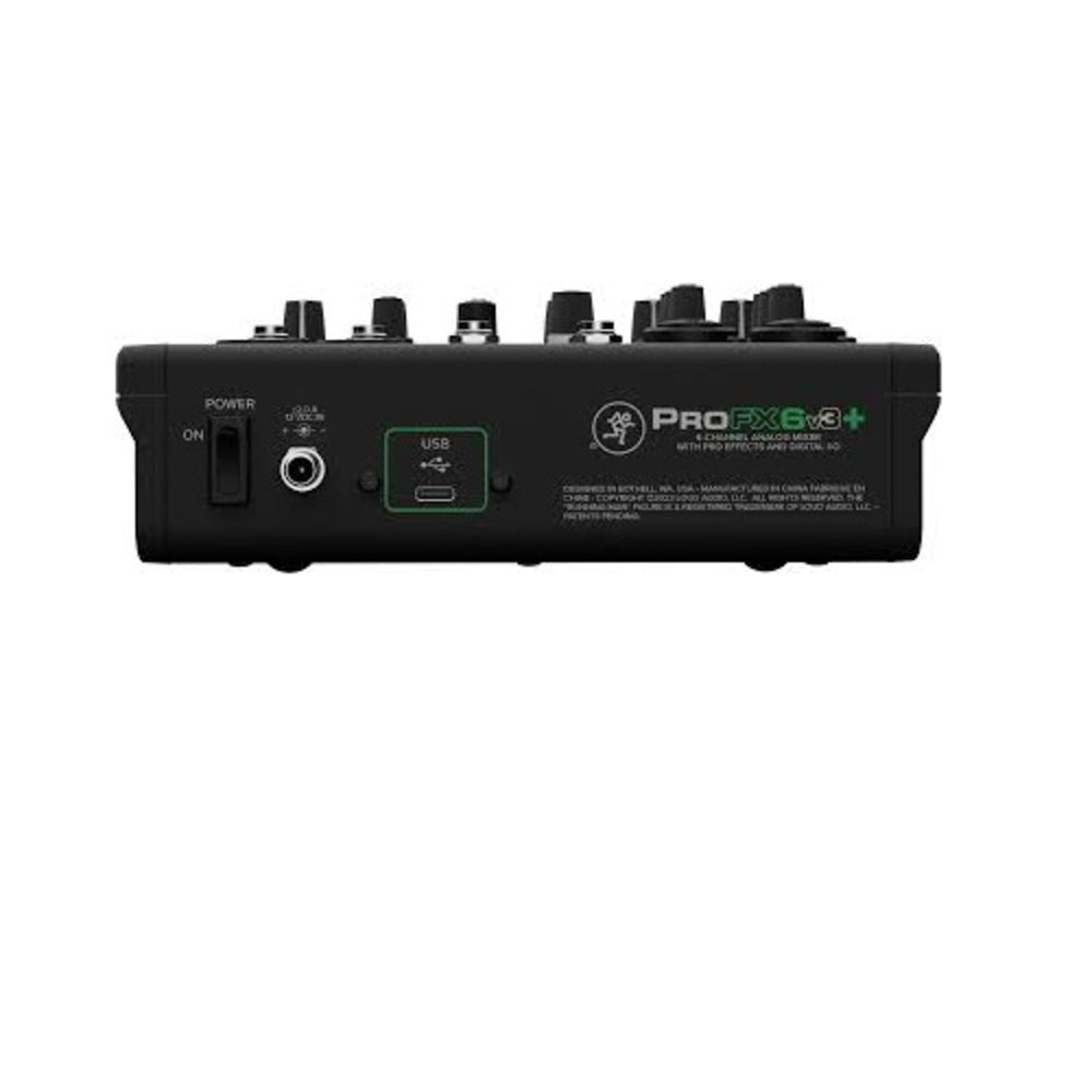 Mackie ProFX6v3+ 6-channel Mixer 2-in/4-out USB-C Audio Interface, Effects, and Bluetooth Connectivity thumbnail 2