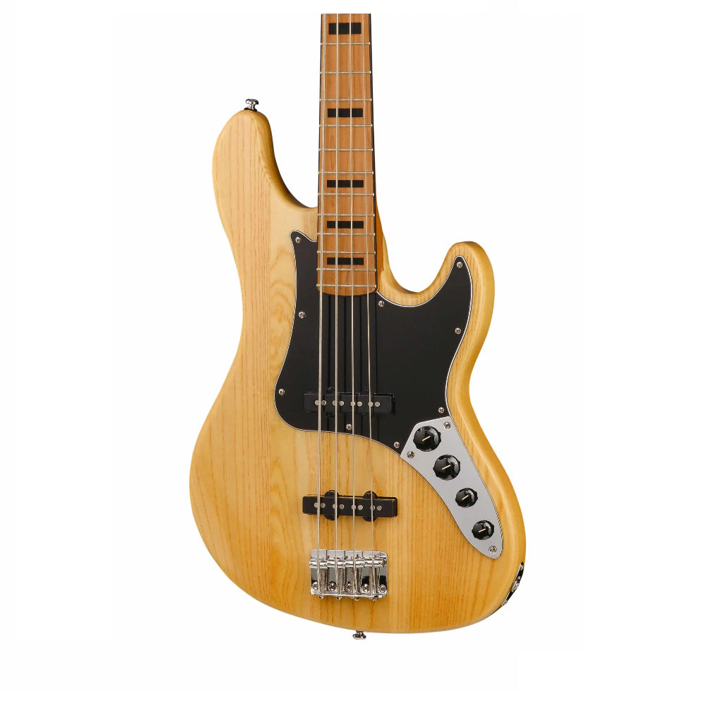 Cort GB64JJ Bass, Natural Finish 4 String Bass Guitar thumbnail 2