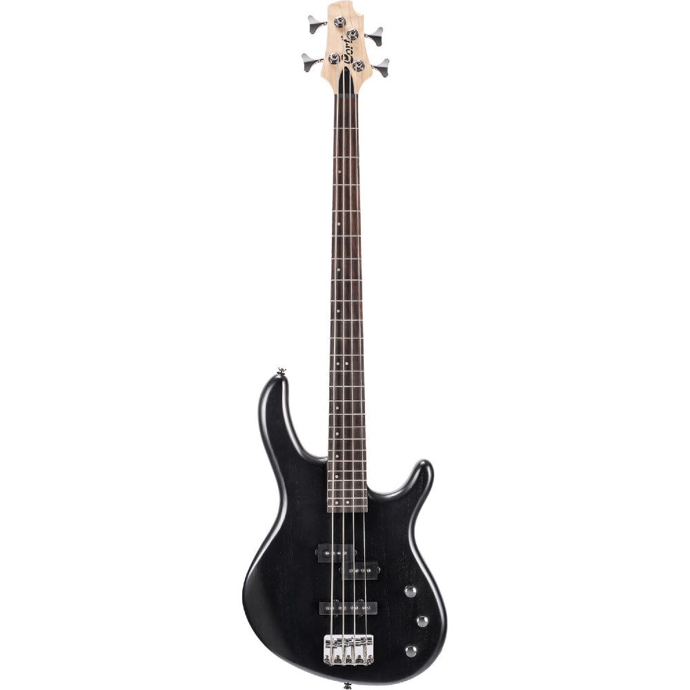 Cort Action PJ OPB Bass Open Pore Black 4-String Bass Guitar image 1