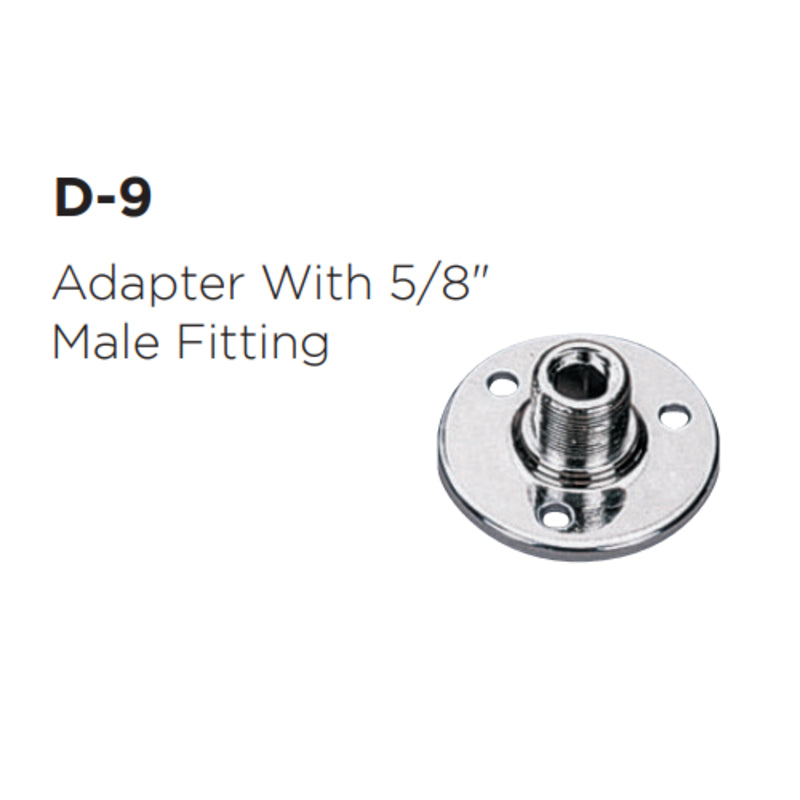 Maxtone D-9 Microphone Adapter Mount / Adapter With 5/8" Male Fitting image 1