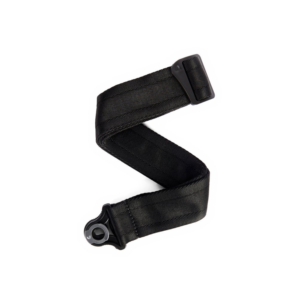 Planet Waves 50BAL00 Auto Lock Guitar Strap - Black image 1