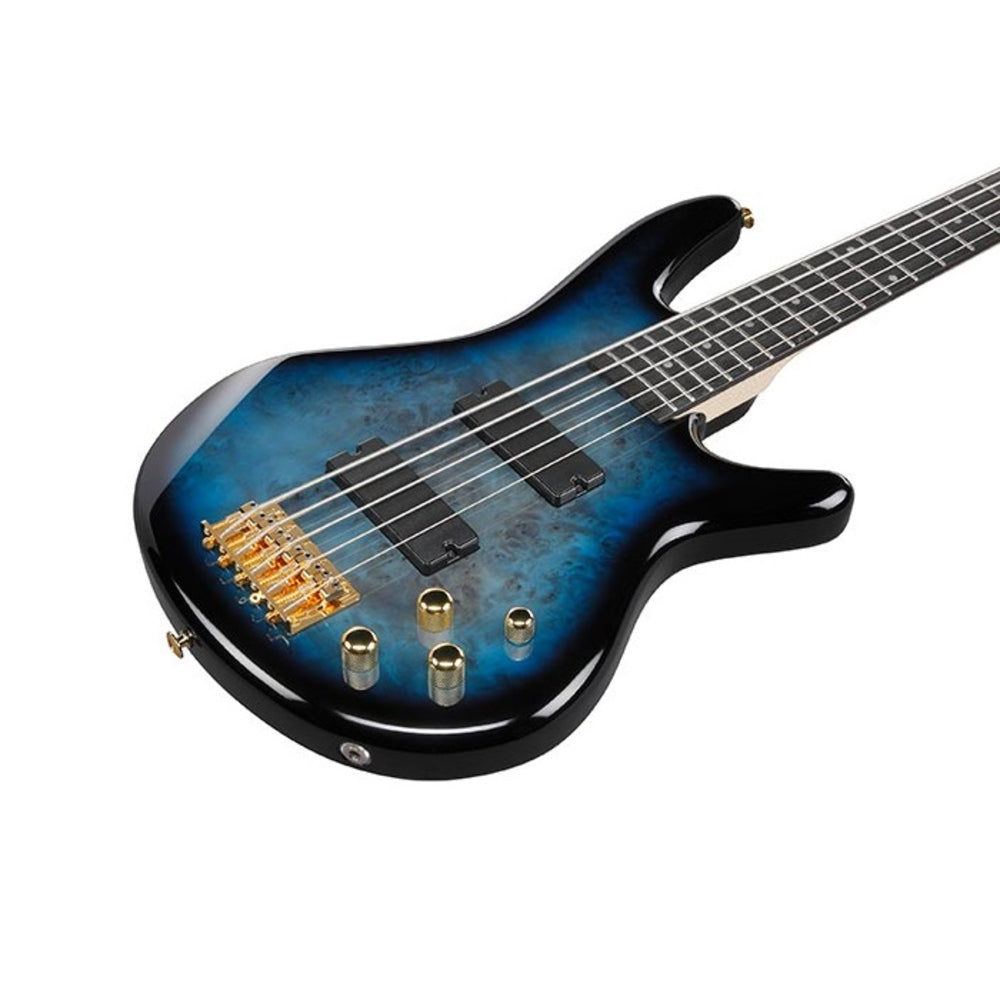 Ibanez Gio GSR205PC - TUM 5-string Bass Guitar - Transparent Marine Burst thumbnail 2