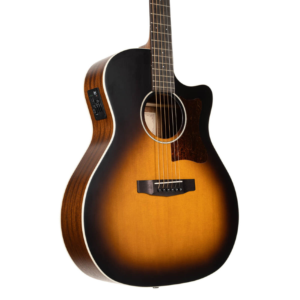 Cort GA1E-OPSB Electro Acoustic Guitar, Open Pore Sunburst thumbnail 2