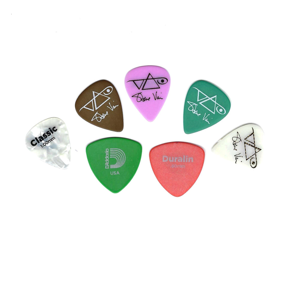 Ibanez & Planetwaves Guitar Hard Assorted Picks 7 Piece image 1