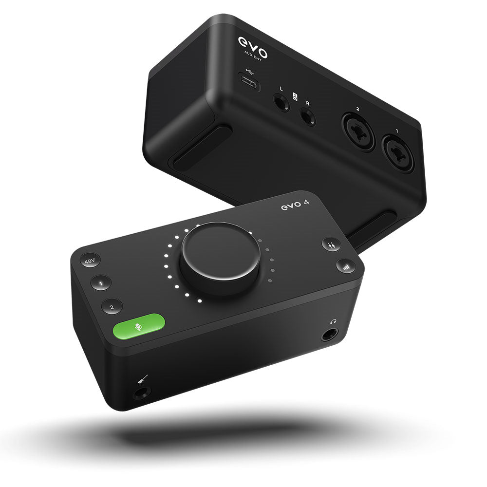 Audient EVO 4 USB Audio Interface, 2-in/2-out, 24-bit/96kHz, with 2 EVO Mic Pres thumbnail 2