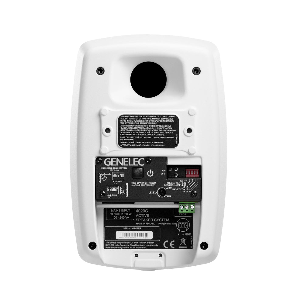 Genelec 4020C 2-Way 4" 100 Watts Powered Installation Speaker (White) sold per piece thumbnail 2