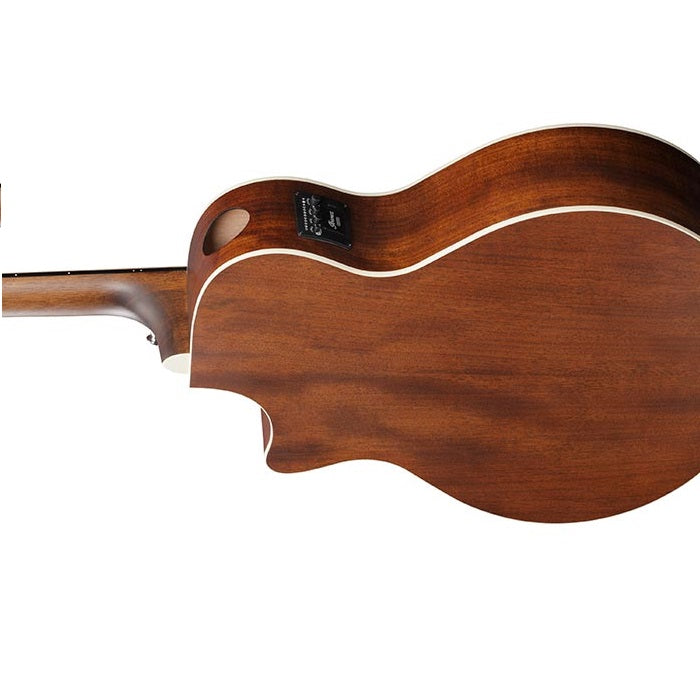 Ibanez AE140 WKH 41.5" Inch Shallower body Acoustic-electric Guitar - Weathered Black thumbnail 3