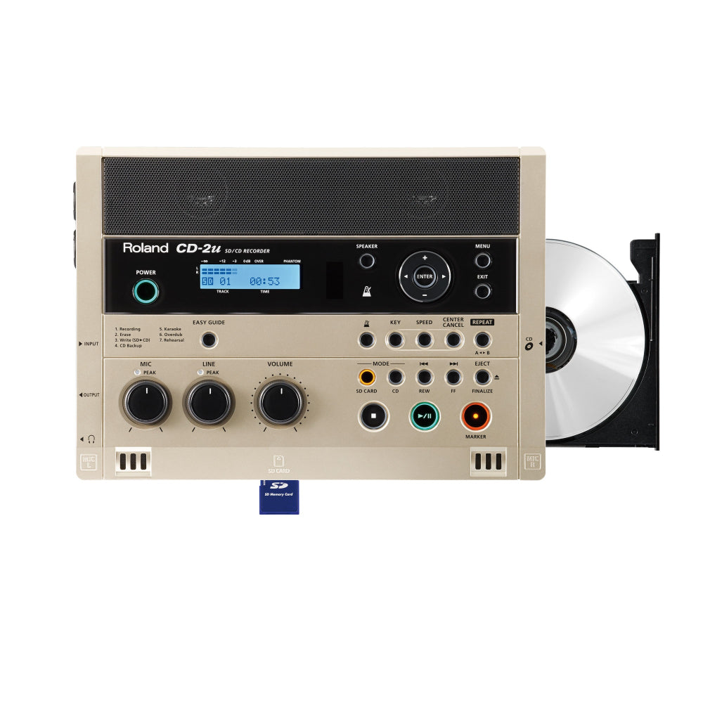 Roland CD-2U SD/CD Portable Recorder - /// Note: display unit Last Stock /// thumbnail 2