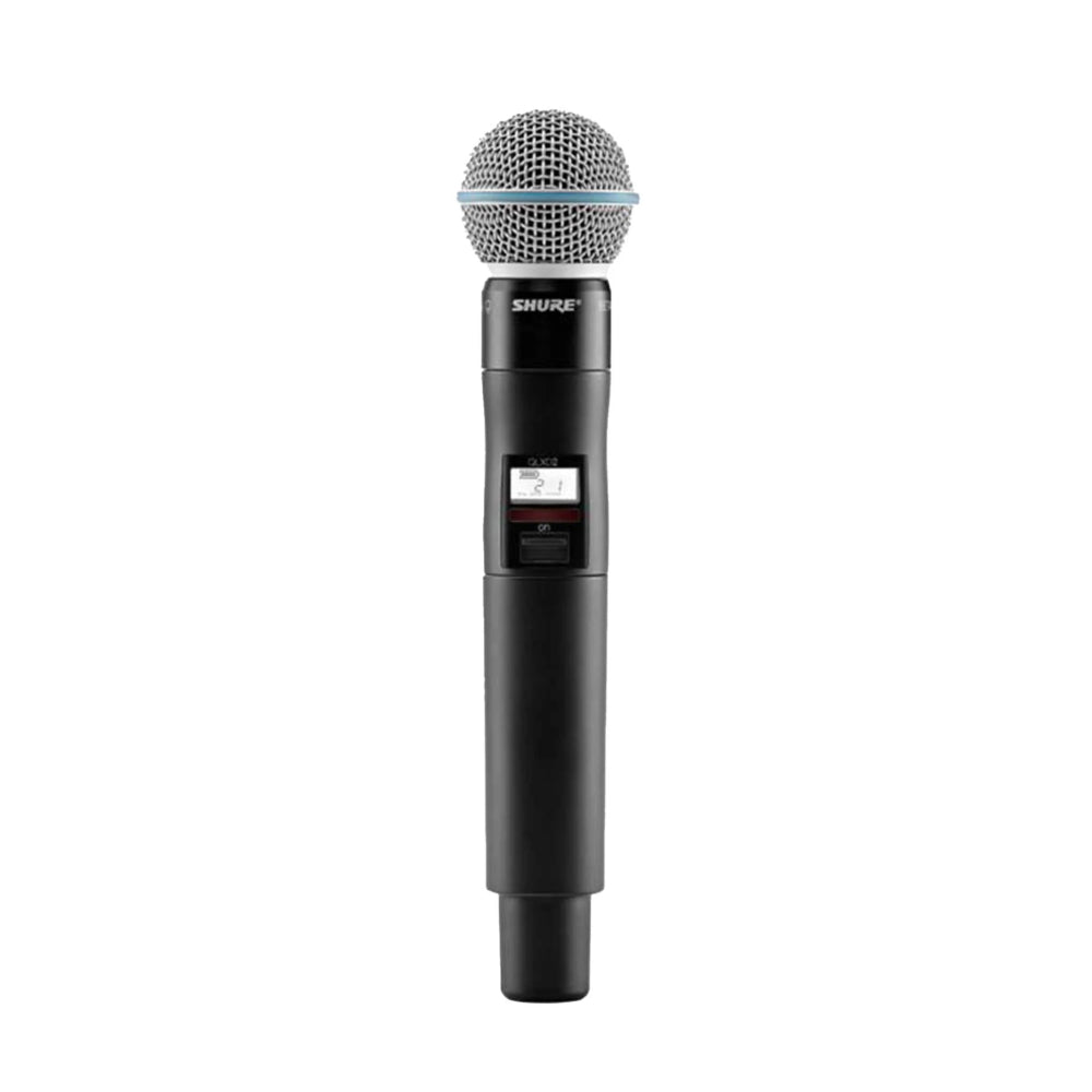 Shure QLXD24/B58 Digital Wireless Handheld Microphone System with Beta 58A Capsule - K51 (606-670 MHz) thumbnail 2