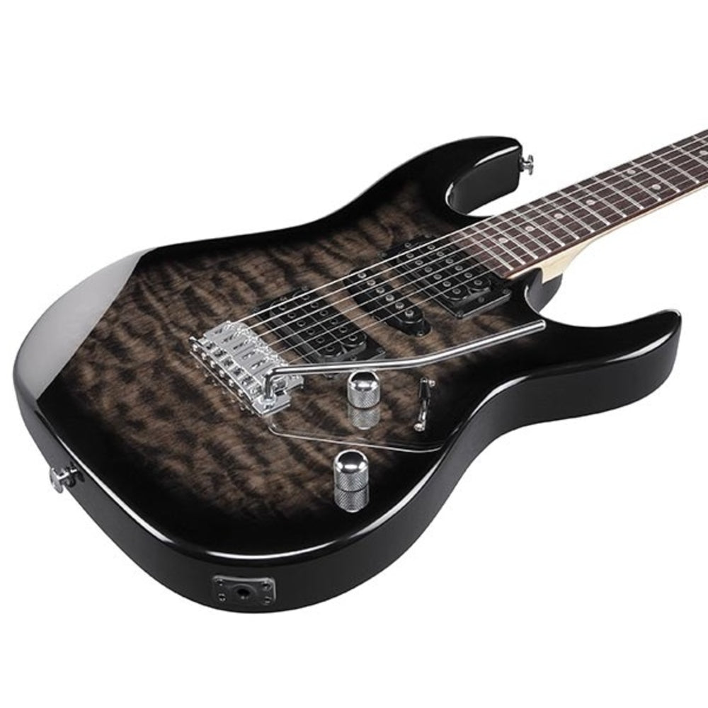 Ibanez Gio Series GRX70QA-TKS Electric Guitar - Transparent Black Sunburst thumbnail 2