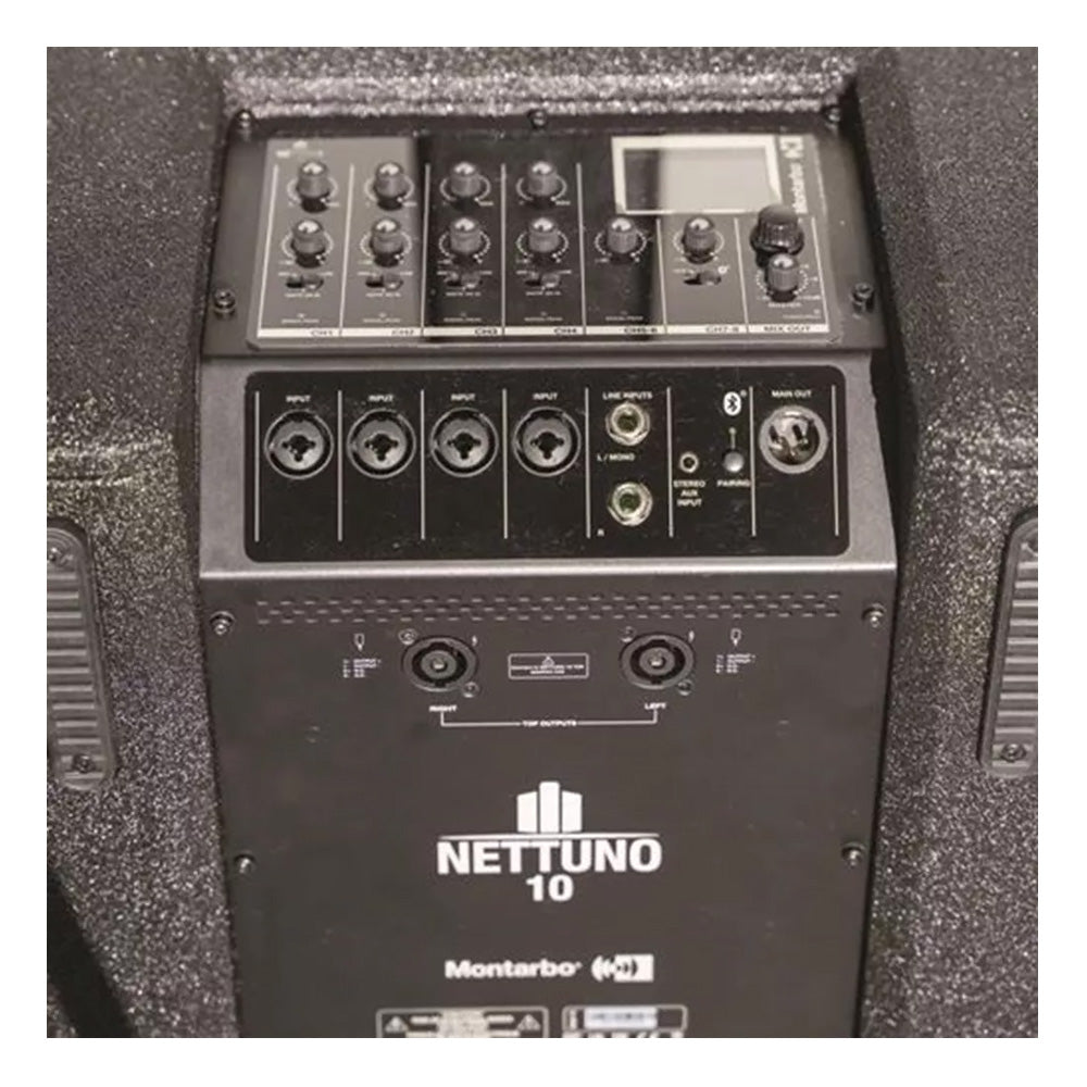 Montarbo Nettuno 10 - Complete PA System 2 passive tops and an active subwoofer 1000 W / Peak 2000 W thumbnail 4
