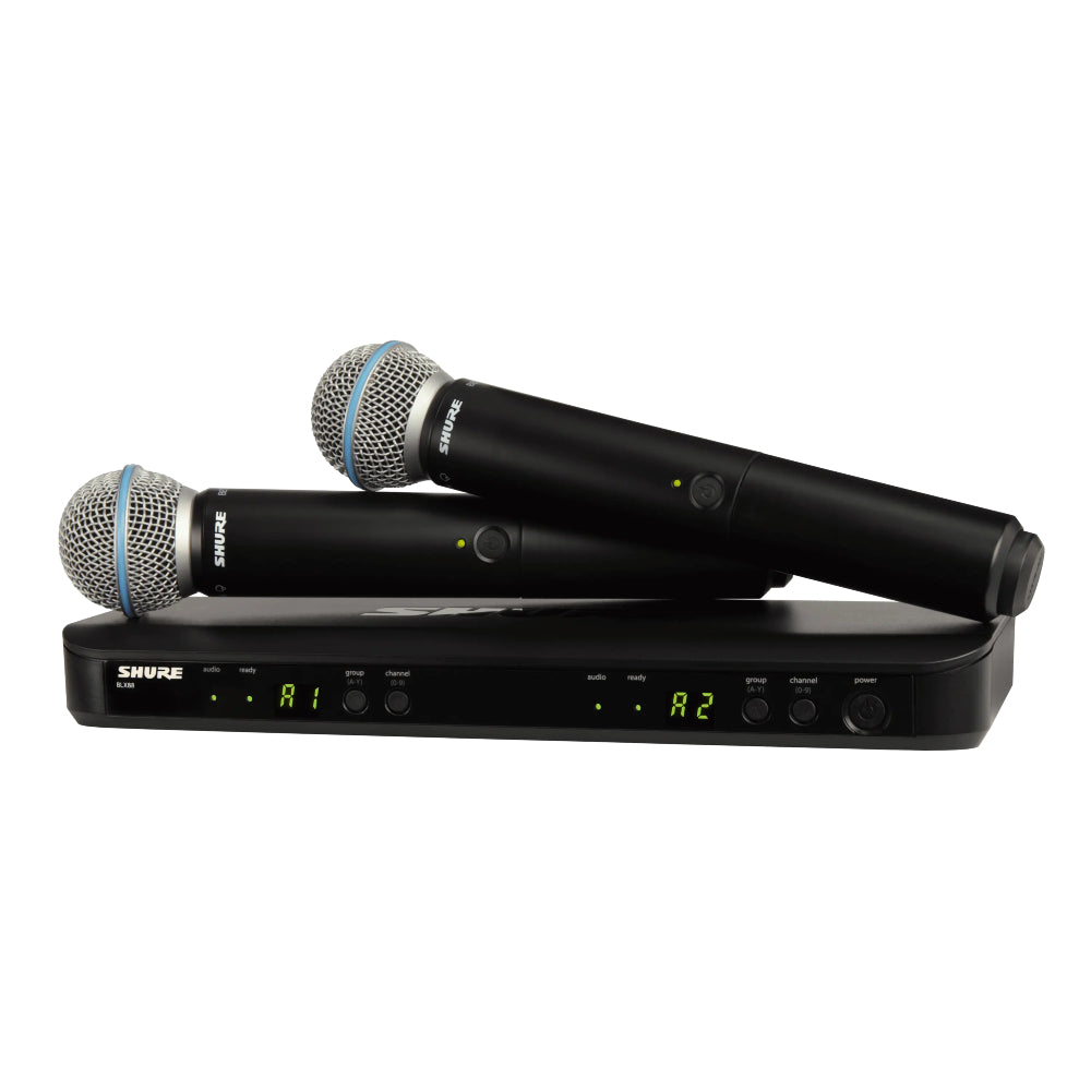 Shure BLX288/B58 Wireless Dual Vocal System with two Beta 58A Handheld Microphone image 1