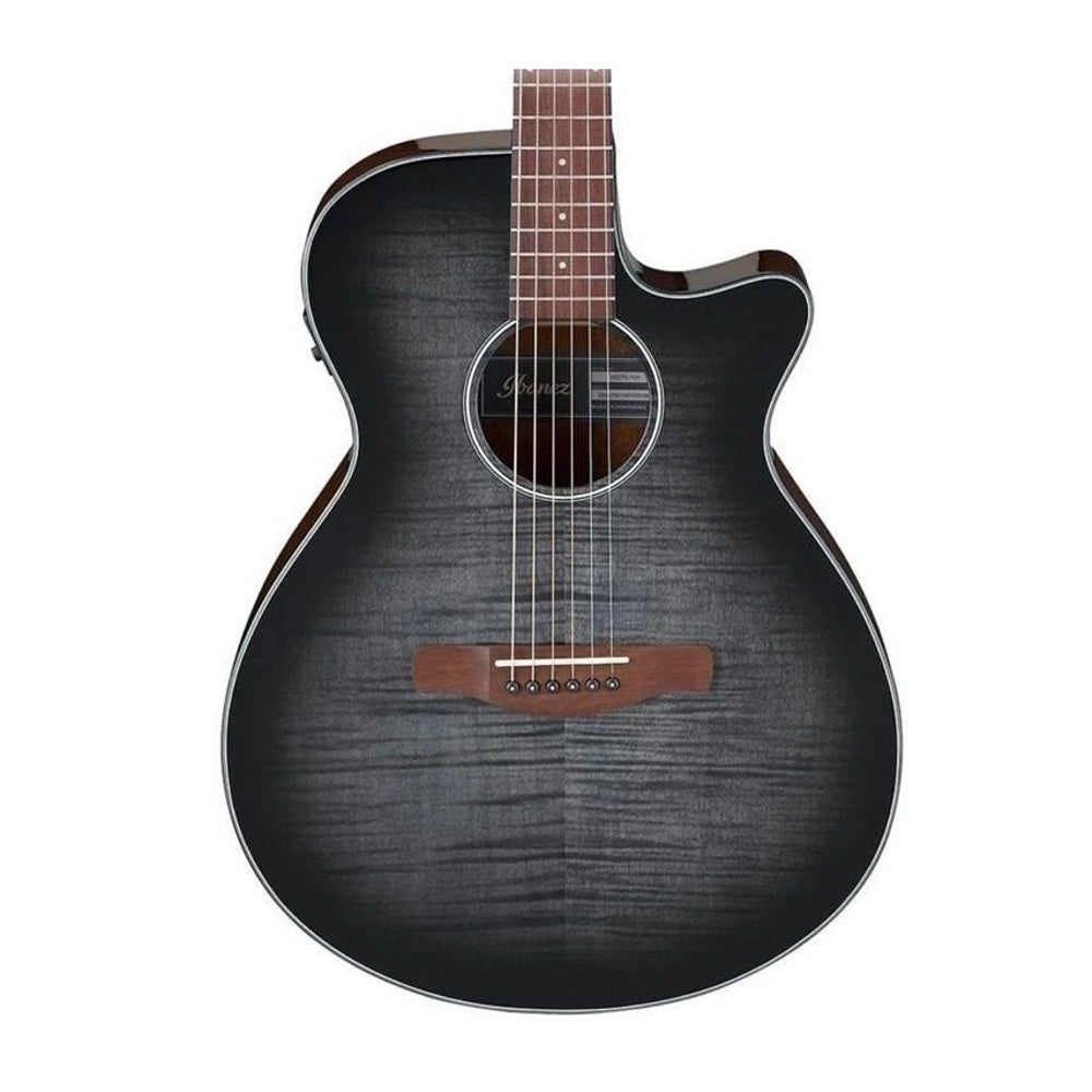 Ibanez AEG70-TCH 40" Inch AEG body Acoustic-Electric Guitar - Transparent Charcoal Burst High Gloss thumbnail 2