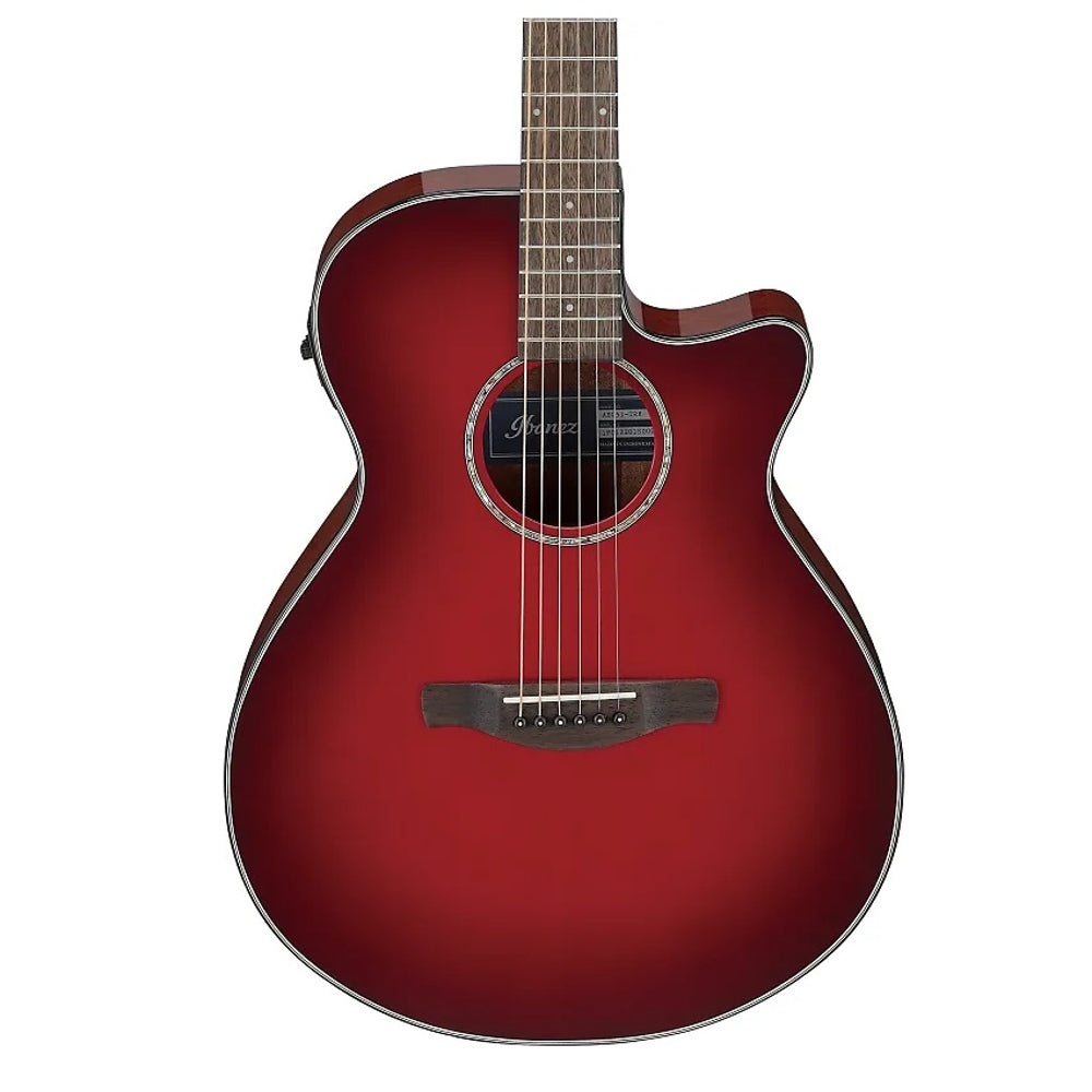 Ibanez AEG51-TRH 40" Inch AEG body Acoustic-Electric Guitar - Transparent Red Sunburst High Gloss thumbnail 2