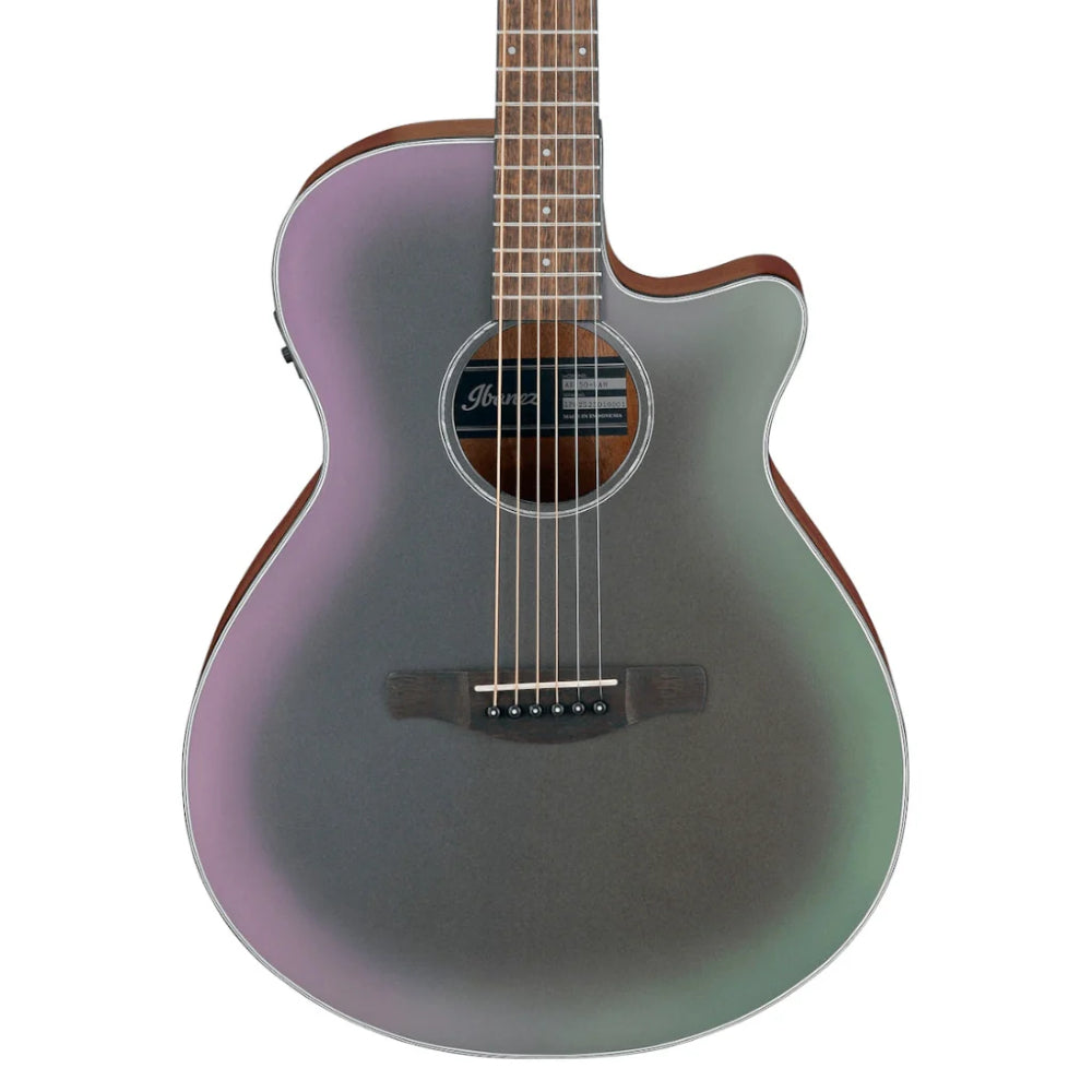 Ibanez AEG50-BAM 40" Inch AEG body Acoustic-Electric Guitar - Black Aurora Burst Matte thumbnail 2