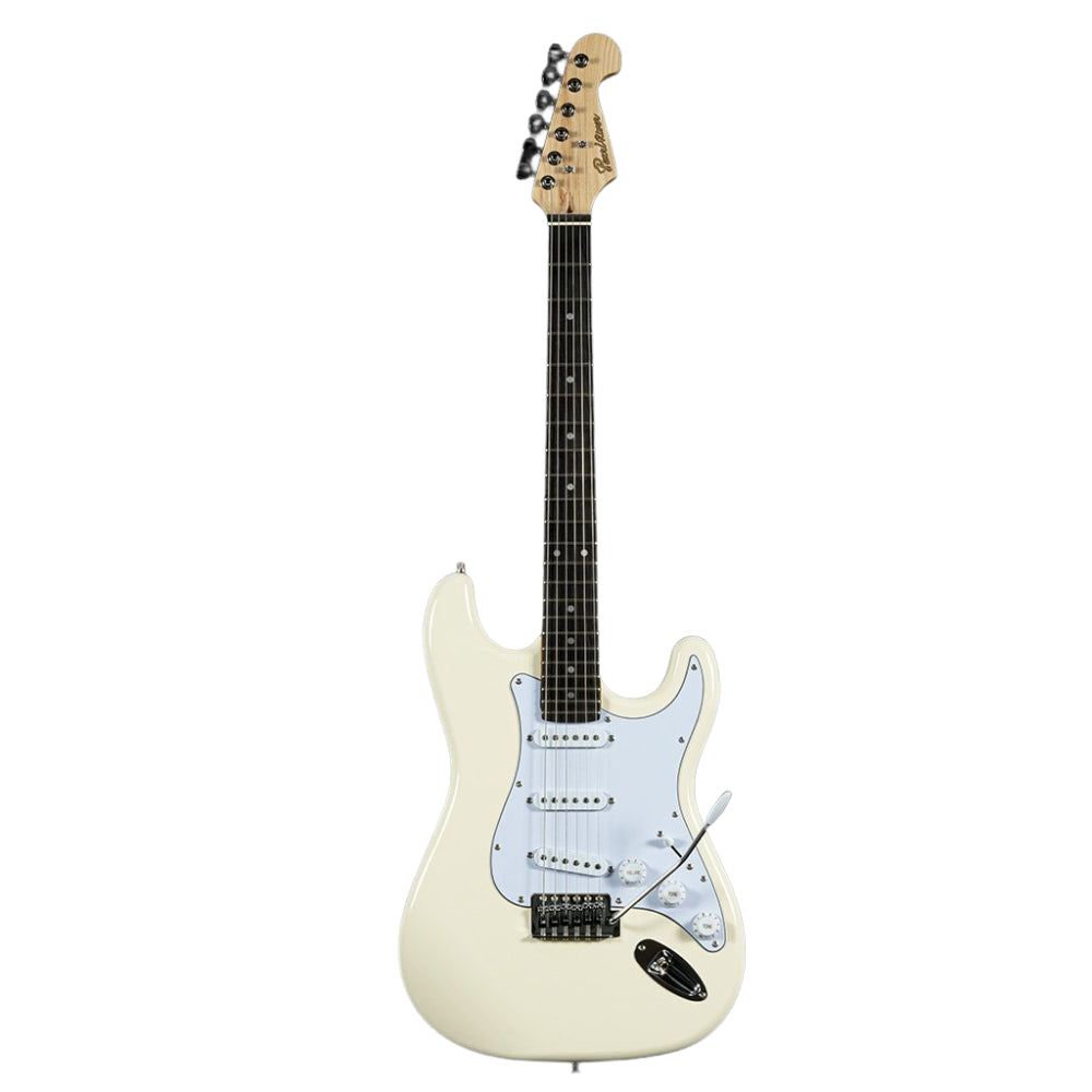 Pearl River GST10-IV Electric Guitar Package - Ivory Gloss - Included: Gig Bag - Strap - Cable - Set Of Strings / Blackstar Debut 10E 2 x 3-inch 10-watt, 2x3" Guitar Combo Amplifier - Beige Color thumbnail 2
