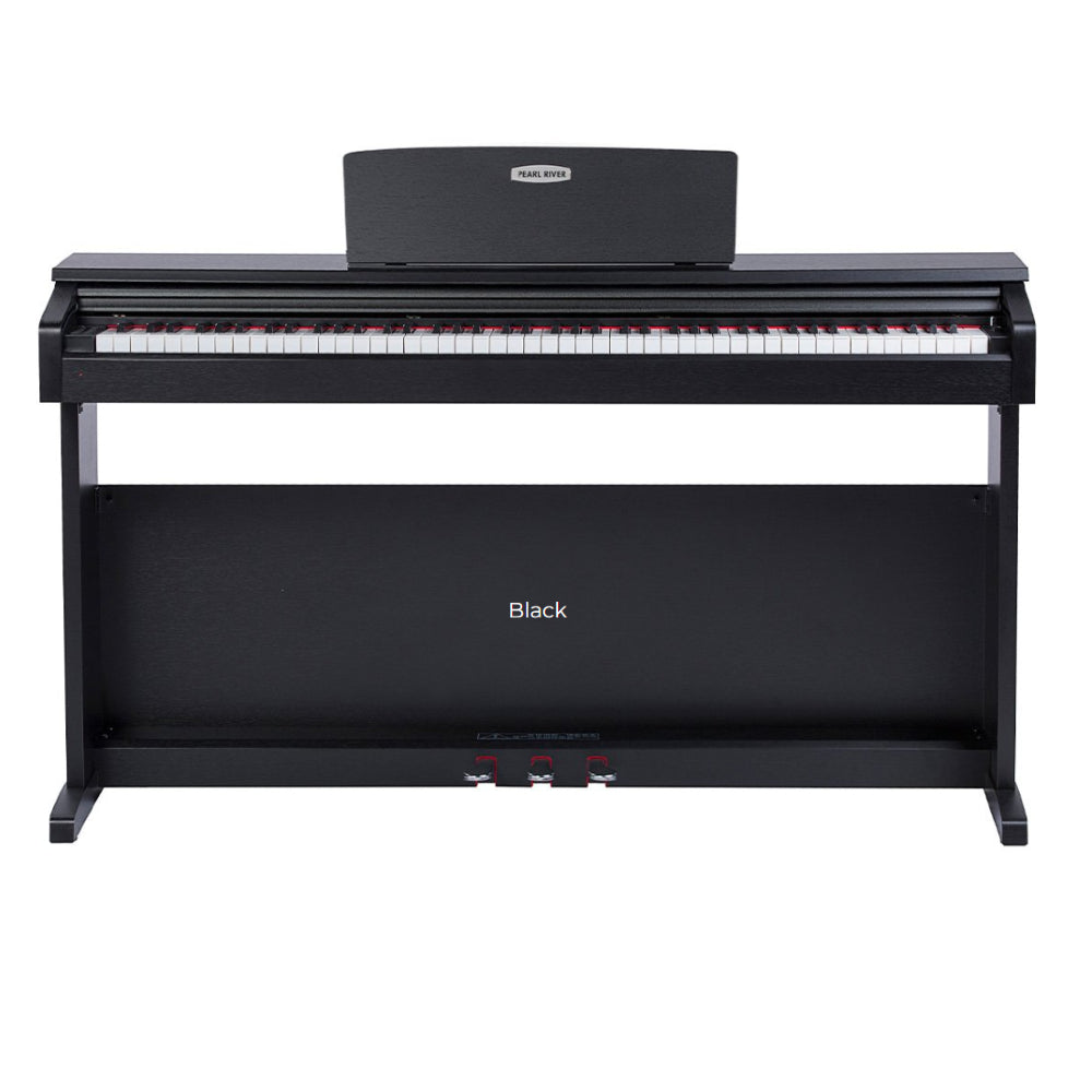 Pearl River V-03-BK 88-Keys Digital Piano - Black With Piano Bench thumbnail 2