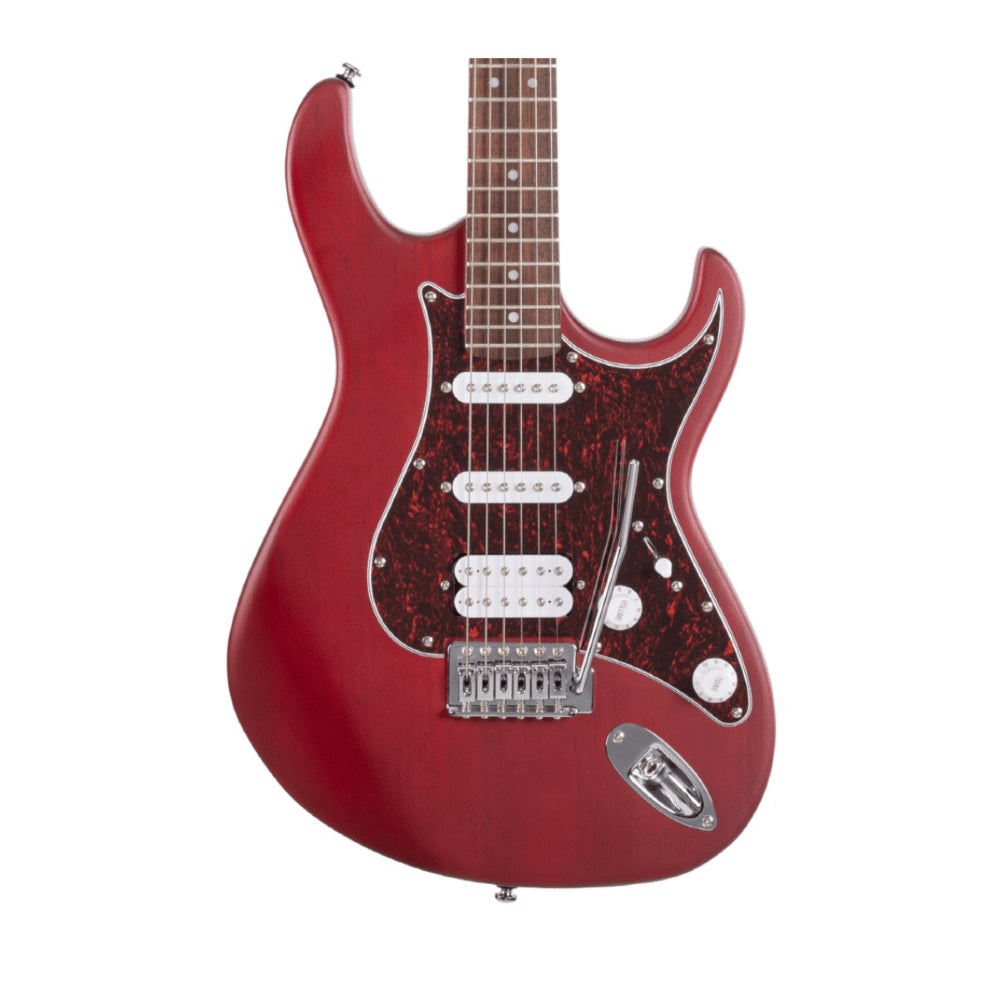 Cort G110 - OPBC Electric Guitar Open Pore Black Cherry thumbnail 2