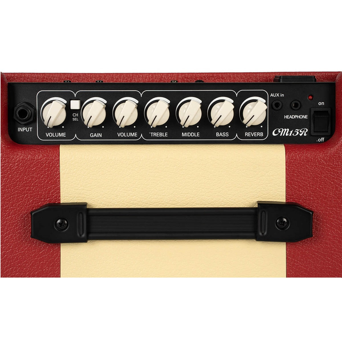 Cort CM15R-DR (Red) Electric Guitar Amplifier With Reverb 15W thumbnail 3