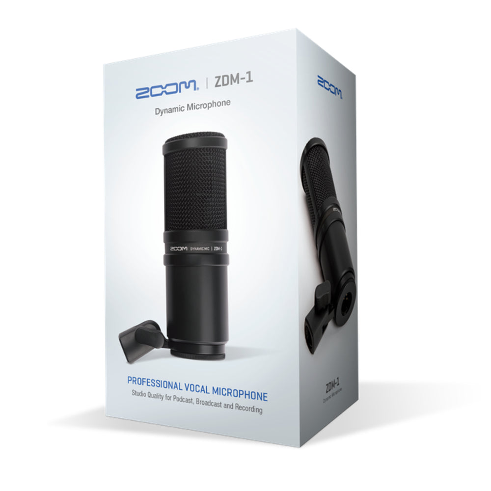 Zoom ZDM-1 Dynamic Podcasting Microphone - Note: Microphone Cable Sold Separately thumbnail 3