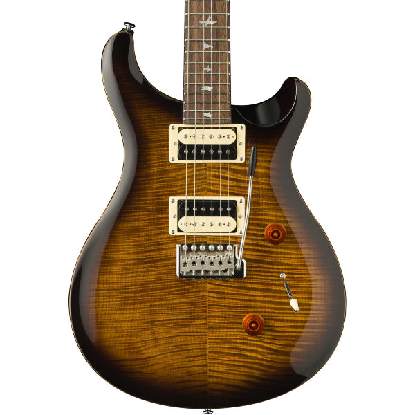 PRS SE Custom 24-08 CU44BG Electric Guitar Black Gold Sunburst Finish - Includes PRS Gig Bag thumbnail 2
