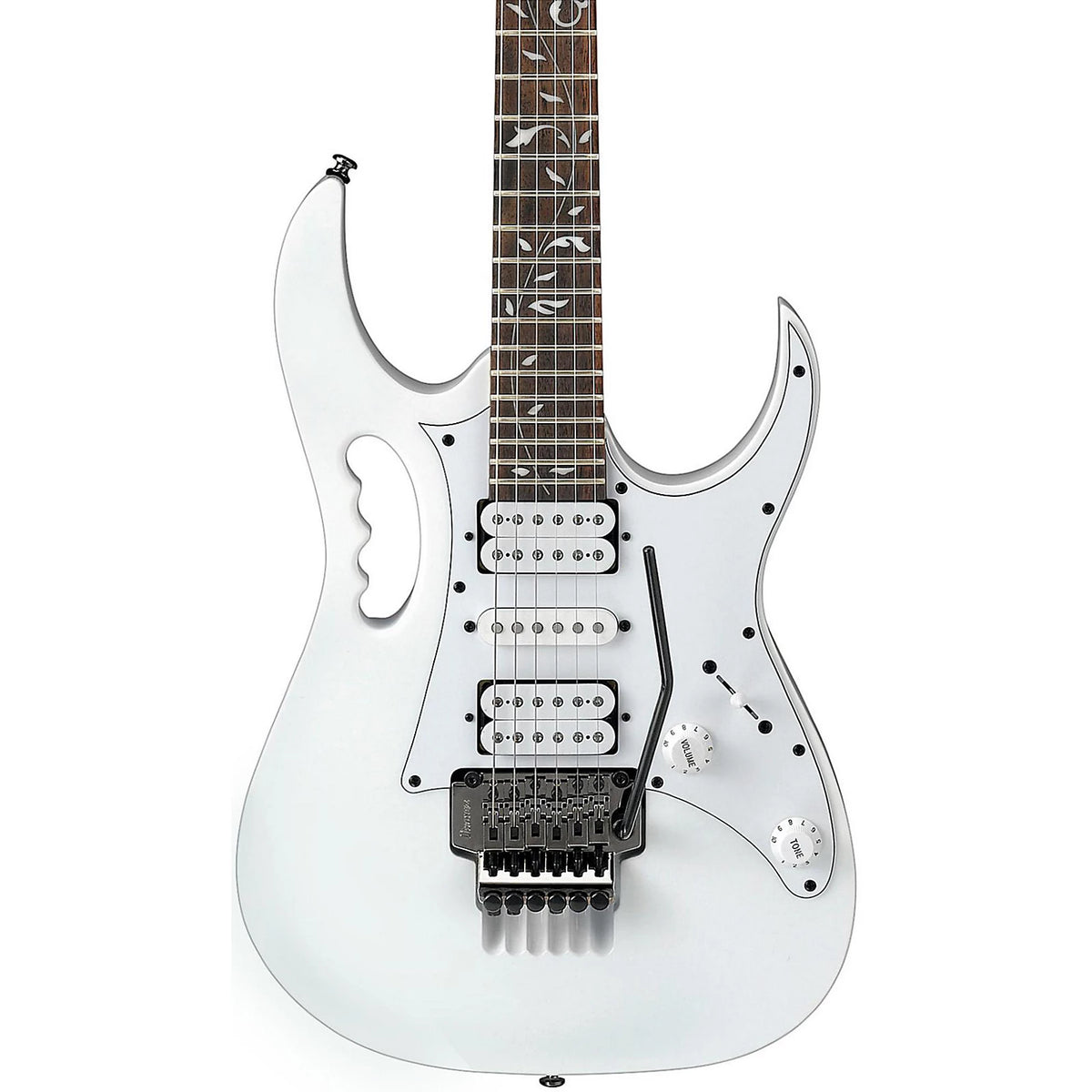 Ibanez JEMJR WH Steve Vai Signature Electric Guitar - White thumbnail 2