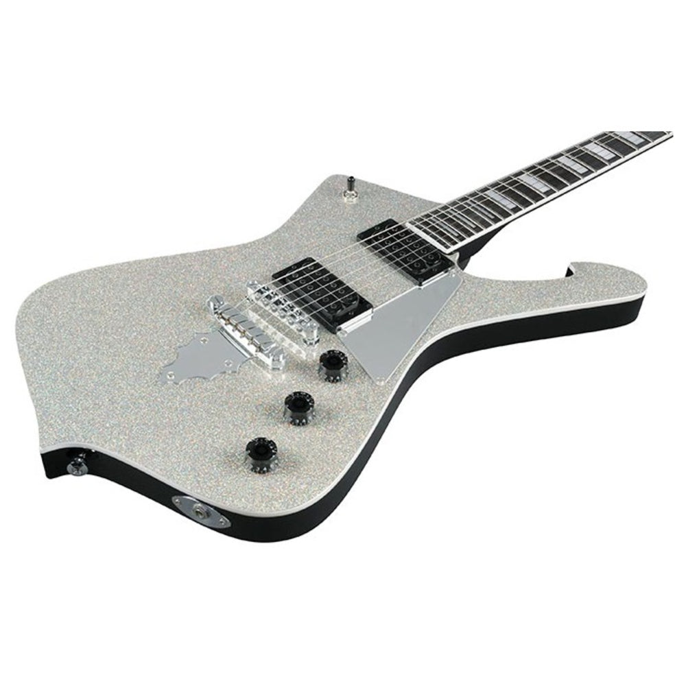 Ibanez PS60-SSL Paul Stanley Signature Electric Guitar - Silver Sparkle - With Soft Gig Bag thumbnail 2