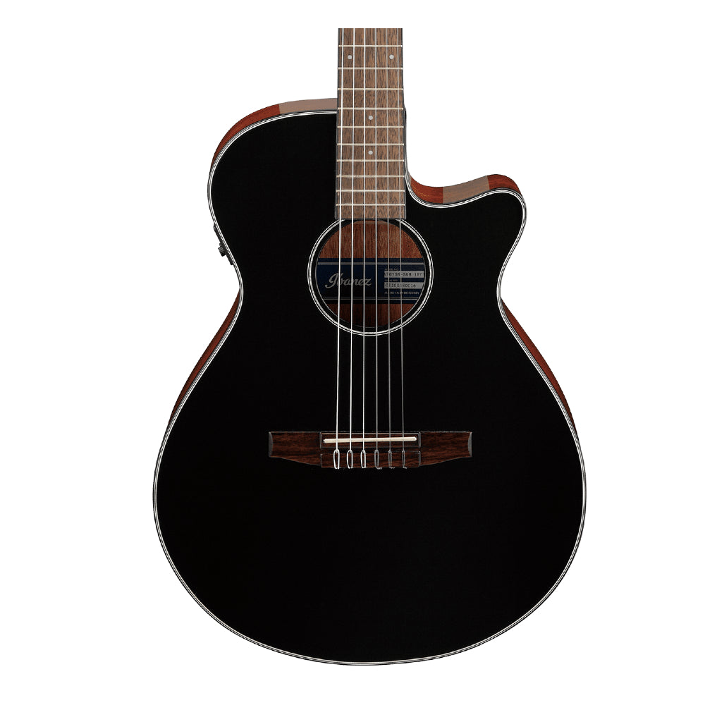 Ibanez AEG50N-BKH Acoustic Electric Classical Guitar - Black High Gloss thumbnail 2
