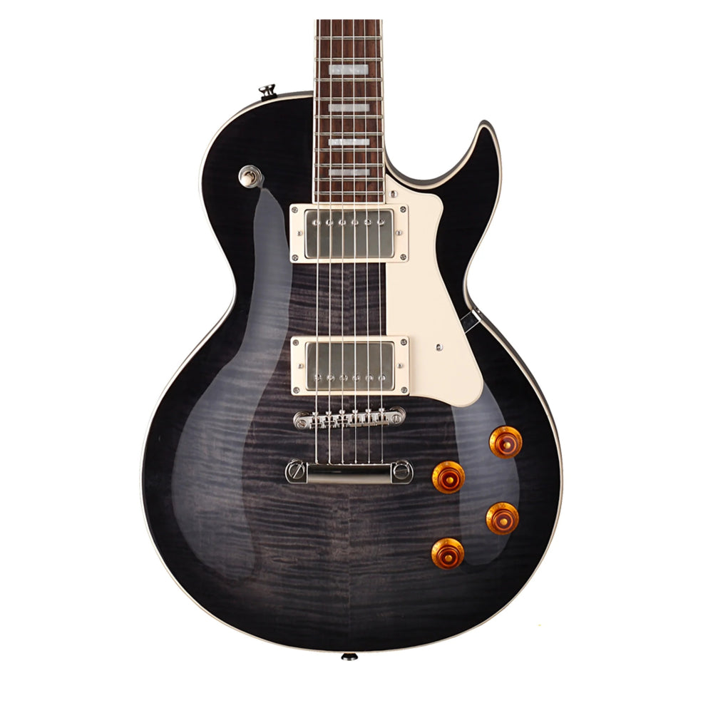 Cort CR250 TBK Classic Rock Series - Trans Black Electric Guitar thumbnail 2