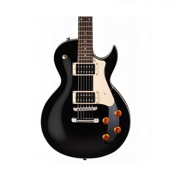 Cort CR100 BK Classic Rock Series - Black Electric Guitar thumbnail 2