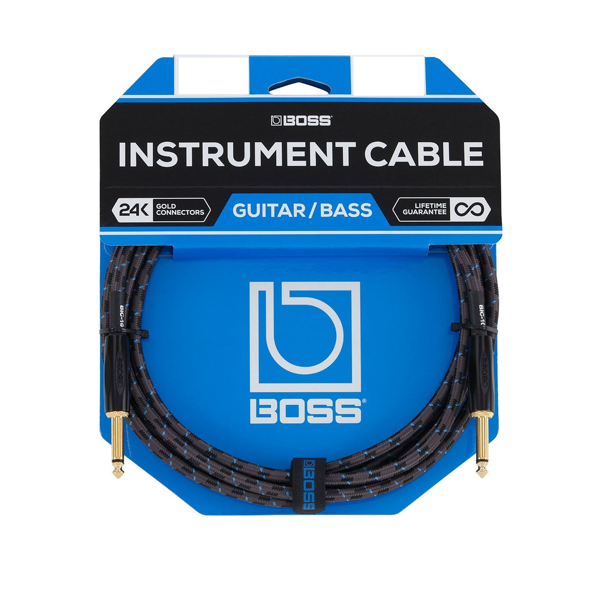 Boss BIC-20 Straight to Straight Instrument Cable - 20 foot image 1
