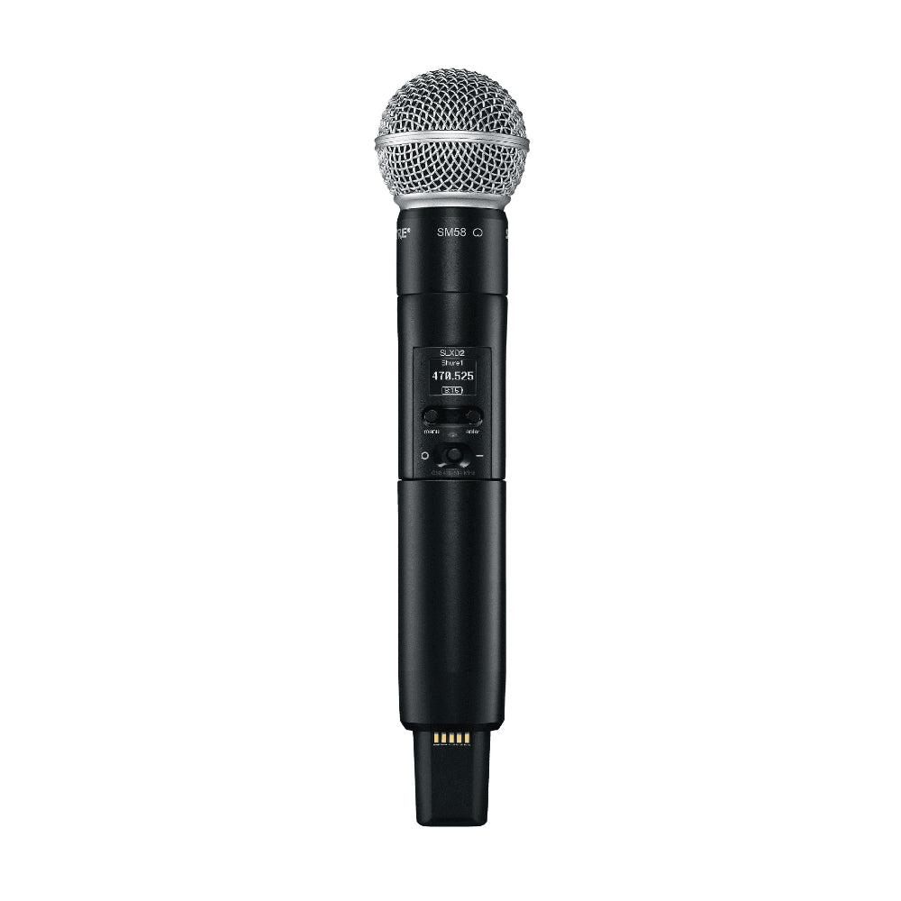 Shure SLXD24D/SM58 Dual Wireless System with 2 SLXD2/58 Handheld Transmitters -G59 (470–514 MHz) thumbnail 2