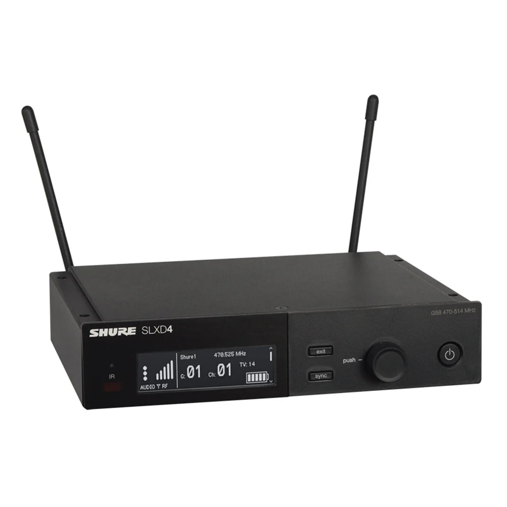 Shure SLXD24/Beta58A Digital Wireless Handheld Microphone System -G59 (470–514 MHz) thumbnail 3