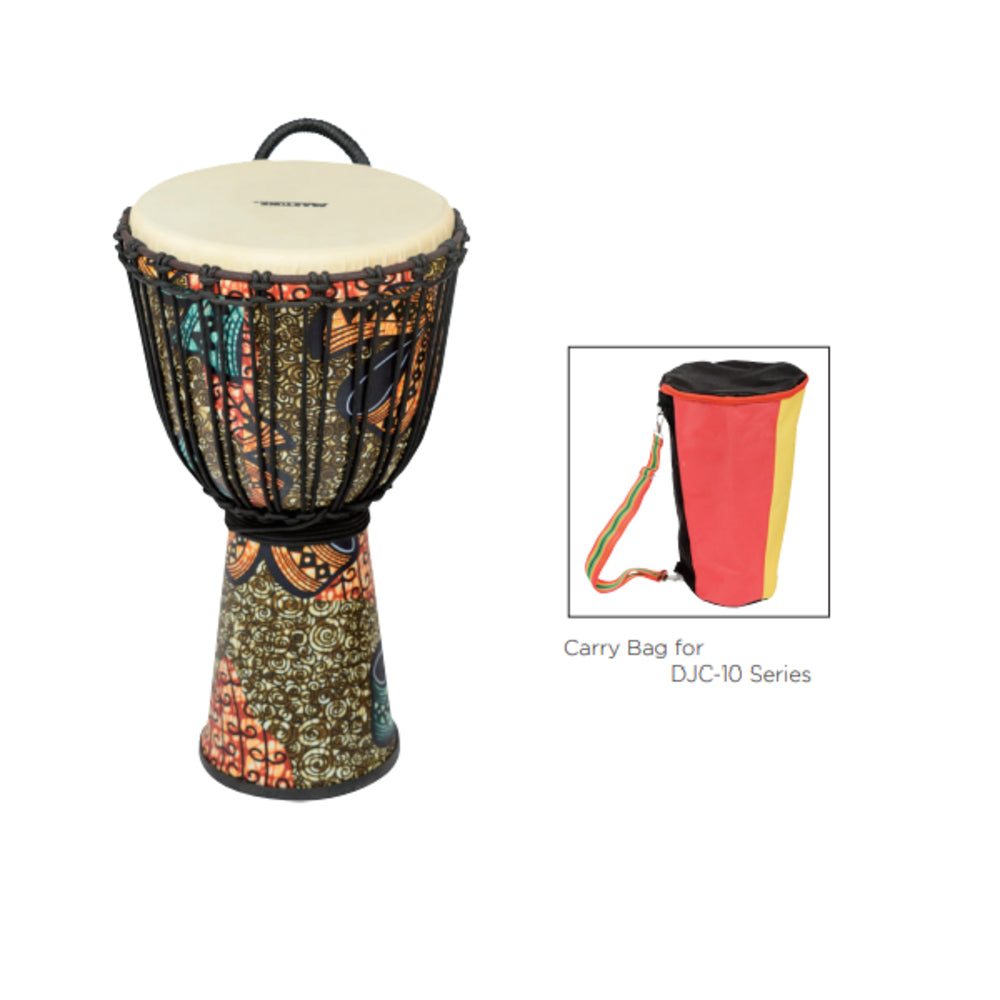 Maxtone DJC-10/B2 10" Djembe Wood-Plastic Composites with Carry Bag image 1