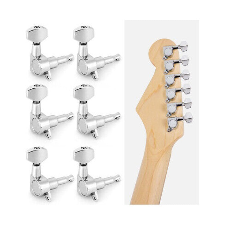 Maxtone GM-8PE 1x6 Guitar Machine Heads thumbnail 2