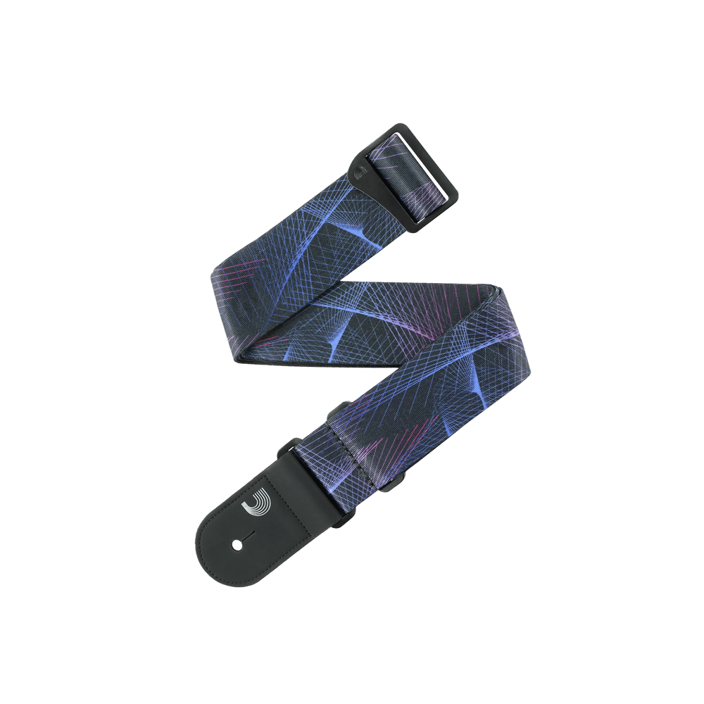 Planet Waves 50RUN82 Polyester Guitar Strap, Kaleidoscope image 1