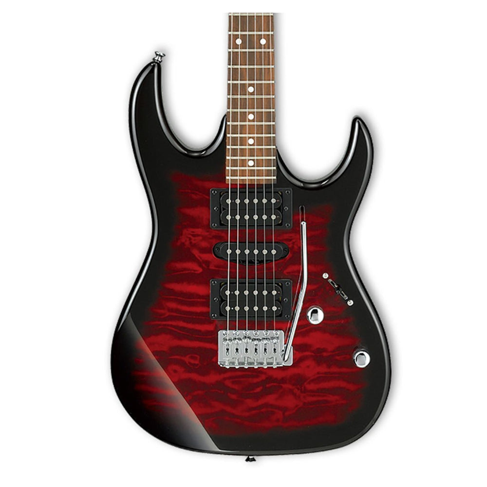 Ibanez Gio Series GRX70QA TRB Electric Guitar - Transparent Red Burst thumbnail 2