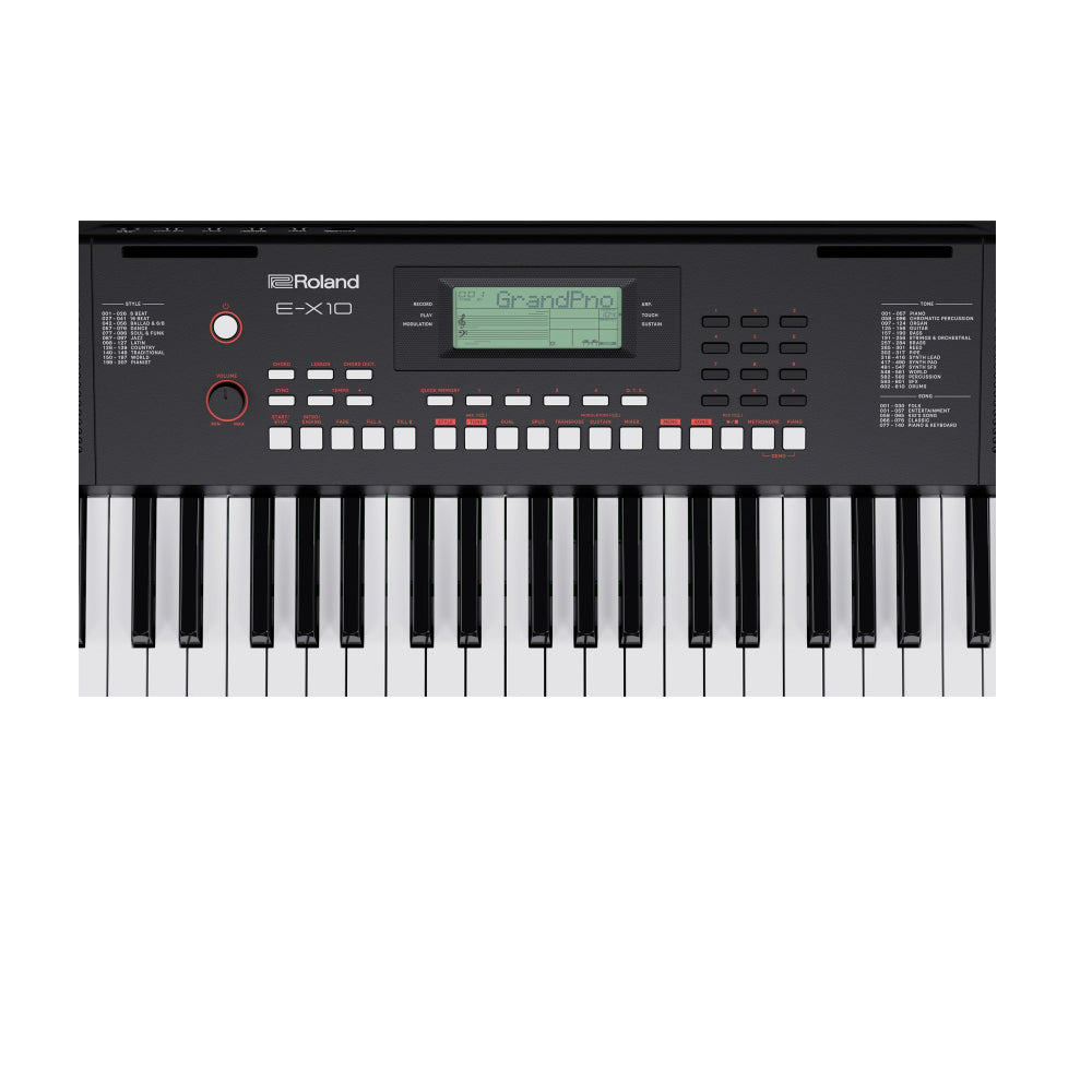 Roland E-X10 Arranger Keyboard with Music Rest and Power Adapter thumbnail 3