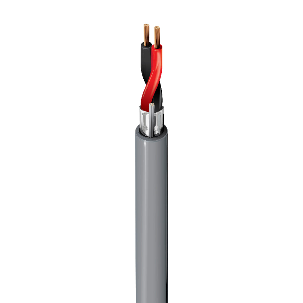 Belden 5300FE 18AWG 2 Core Shielded Spool Gray Cable - Price Per Meter image 1
