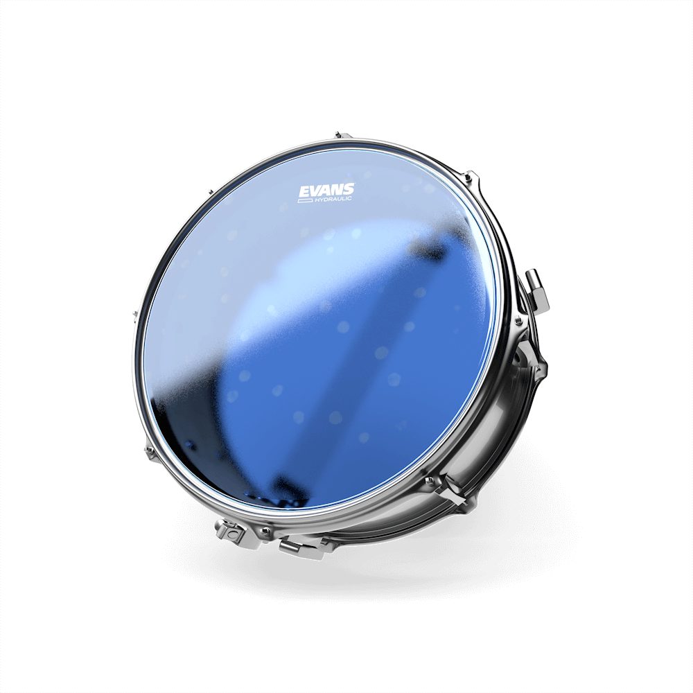 Evans B14HB Hydraulic Blue Coated Snare Head 14 inch thumbnail 2