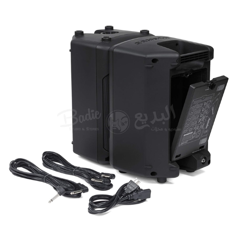 Samson XP300 300W Compact All-in-one PA with 6-channel Mixer, Dual 2-way Speakers, Built-in Digital Effects, and Bluetooth Connectivity thumbnail 2