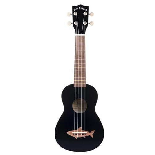 Makala Shark MKSSBLK2006 - 21.5" Inch Soprano Ukulele - Blacktip image 1