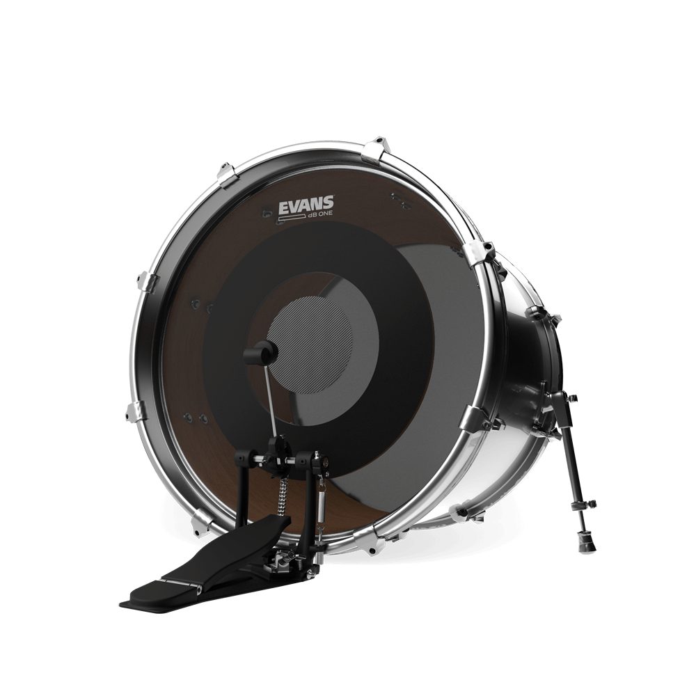 Evans dB One Low Volume Cymbal and Drumhead Set 9-piece Mesh Drumhead and Perforated Stainless Alloy Cymbal Set with 10", 12", 16", 22" Heads, 14-inch Snare Head, Hi-hats, 2x Crashes, and Ride Cymbal thumbnail 4