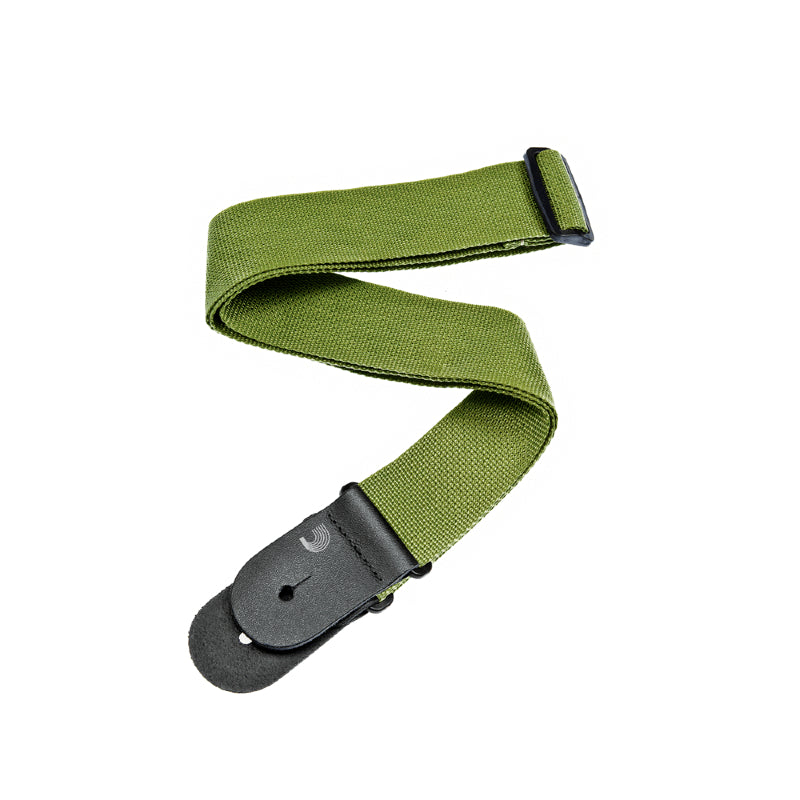 Planet Waves PWS107 Polypropylene Guitar Strap - Green image 1