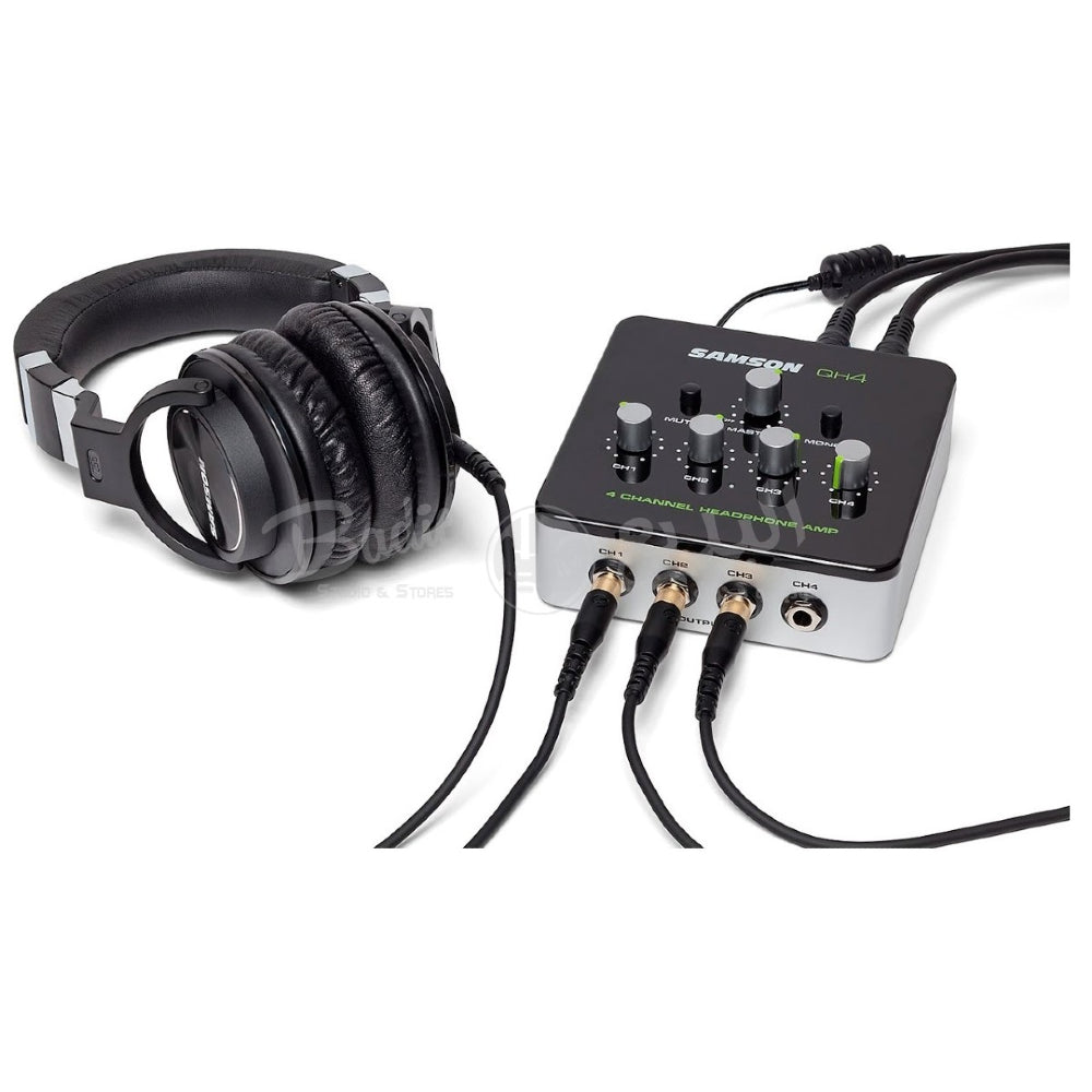 Samson QH4 4-channel Headphone Amplifier thumbnail 2