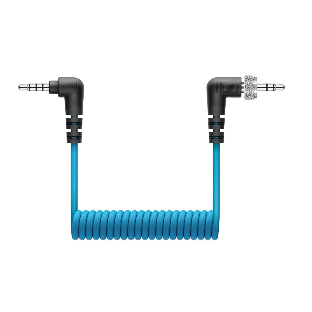 Sennheiser CL 35 TRRS Locking 3.5mm TRS to 3.5mm TRRS Coiled Cable image 1