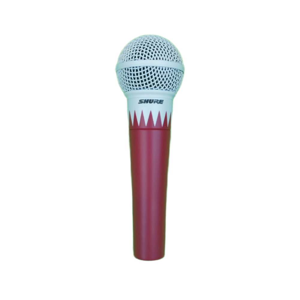Shure SM58-QA Dynamic Cardioid Vocal Handheld Microphone (Special Edition Qatar Flag) - Note: Microphone Cable Sold Separately thumbnail 2