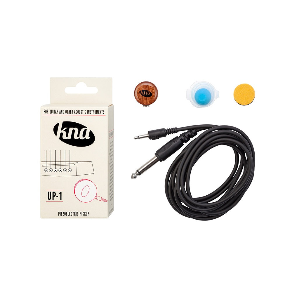 KNA UP-1 Pickups Universal Stick-on Piezo Acoustic, 1/8" to 1/4" Instrument Cable Pickup thumbnail 2