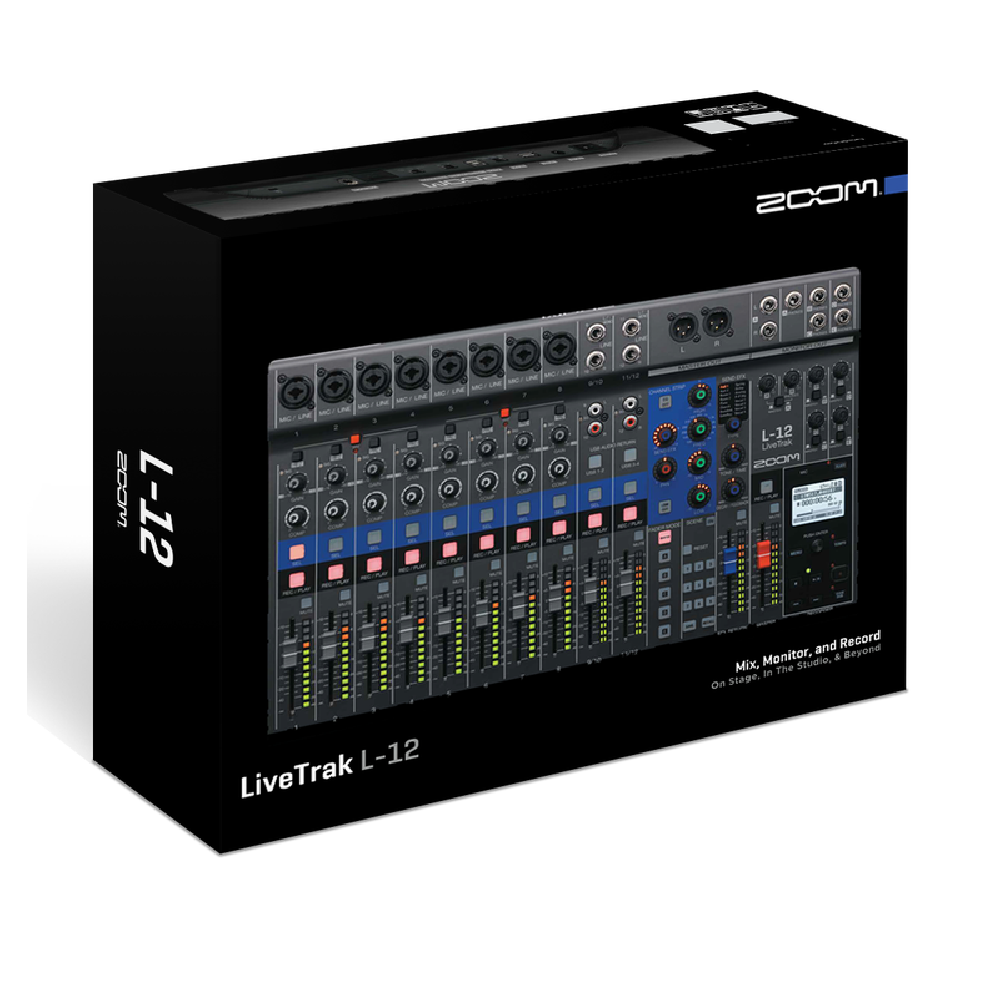Zoom LiveTrak L12 12-Channel Digital Mixer and Multitrack Recorder thumbnail 2