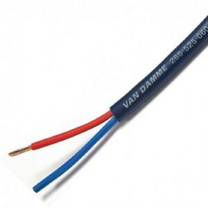 Van Damme 268-525-000 Black Series Tour Grade Twin Axial Speaker Cable - Price Per Meter image 1